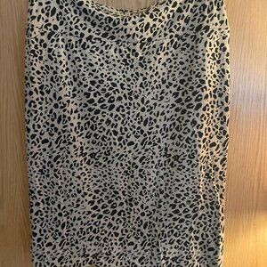 Loulou Australia Leopard Tube Skirt size 12/M